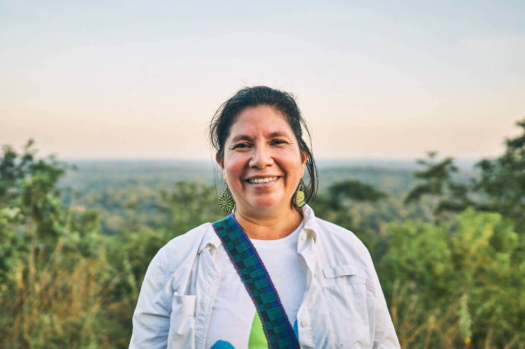 Elma Kay, managing director of the Belize Maya Forest Trust, has helped lead a push by conservationists to protect what's left of Belize's tropical forests. Credit: Kevin Quischan 