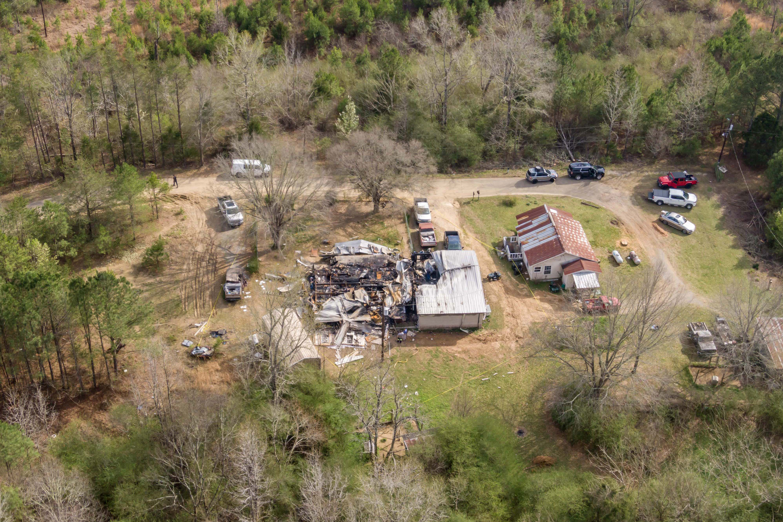 The home that exploded in Adger is one of dozens that Oak Grove Mine operators say could be impacted by subsidence. Credit: Lee Hedgepeth/Inside Climate News