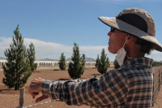 Cochise County residents like Steven Kisiel blame labor-intensive crops and dairy farms for the dwindling supply of groundwater that is causing residential wells to dry up. Credit: Aydali Campa/Inside Climate News