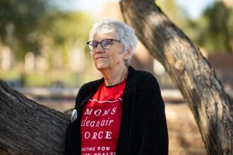 Hazel Chandler is part of a largely unrecognized contingent of the climate movement in the United States: the climate grannies. Credit: Caitlin O’Hara/The 19th