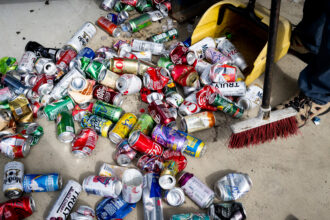 Bisphenols, used in aluminum can linings, are synthetic estrogens that mess with fat distribution in the body. Credit: Paul Bersebach/MediaNews Group/Orange County Register via Getty Images