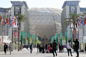 A view of Expo City during COP28 in Dubai, United Arab Emirates on Dec. 12, 2023. Credit: Wang Dongzhen/Xinhua via Getty Images