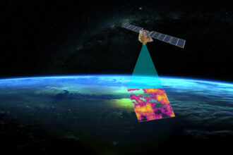 The data collected from MethaneSAT will be publicly available in near real-time. Credit: MethaneSAT