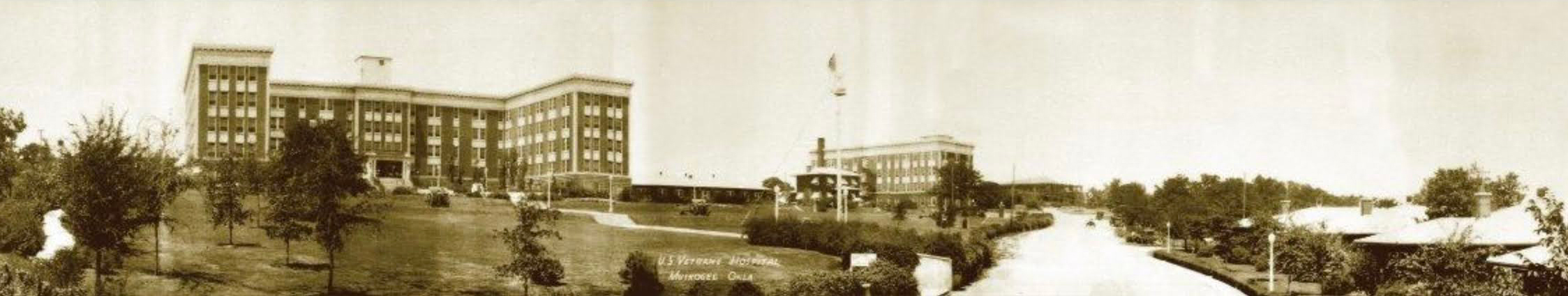 A photo of the VA hospital in Muskogee, Oklahoma, circa 1924. Credit: Courtesy of the Department of Veterans Affairs